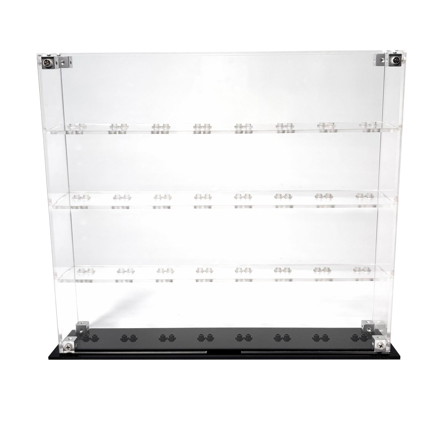 Krystalklar akryl-kasse til 50 LEGO® Minifigurer™ – støvfri opbevaring og elegant udstilling til samlere
