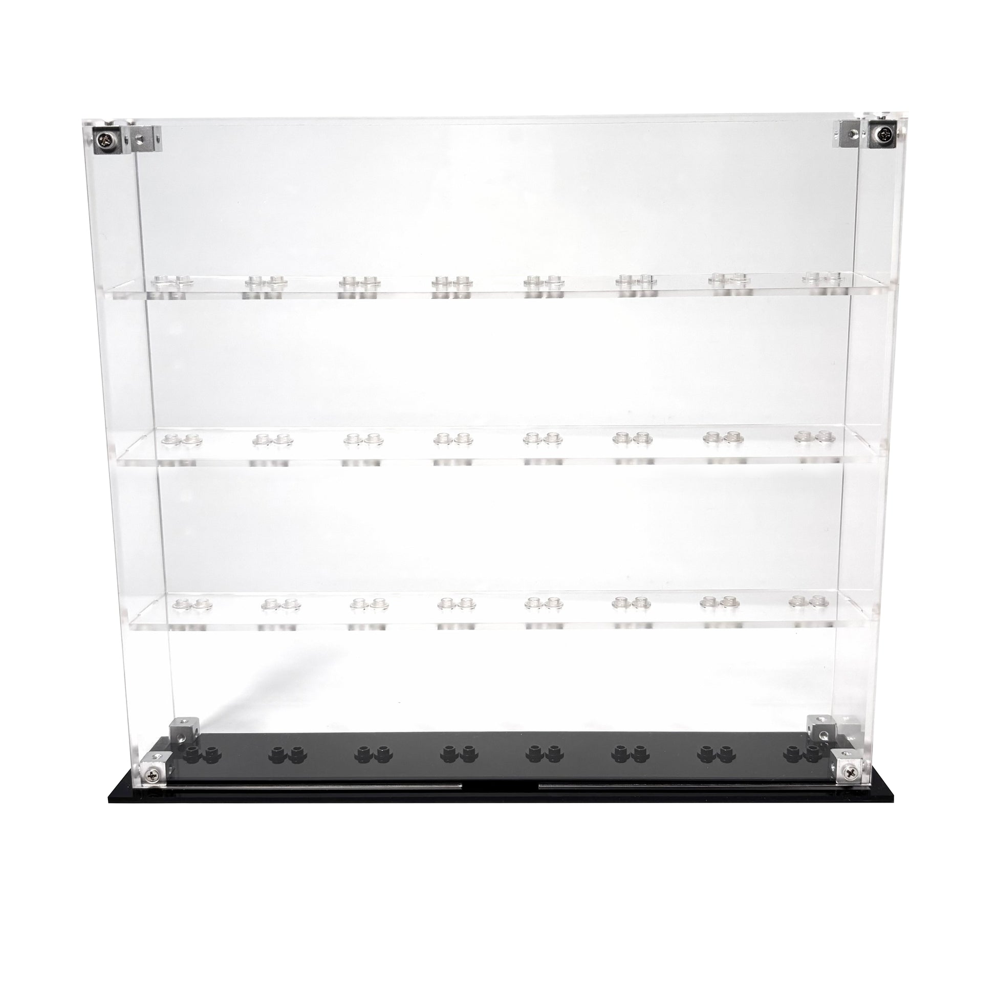 Krystalklar akryl-kasse til 50 LEGO® Minifigurer™ – støvfri opbevaring og elegant udstilling til samlere