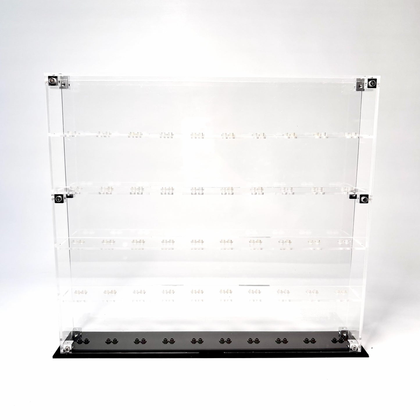 Krystalklar akryl-kasse til 50 LEGO® Minifigurer™ – støvfri opbevaring og elegant udstilling til samlere
