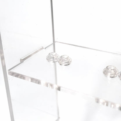 Krystalklar akryl-kasse til LEGO® Minifigurer™ – støvfri opbevaring og elegant udstilling til samlere, med mulighed for vægmontering eller hyldeplacering.