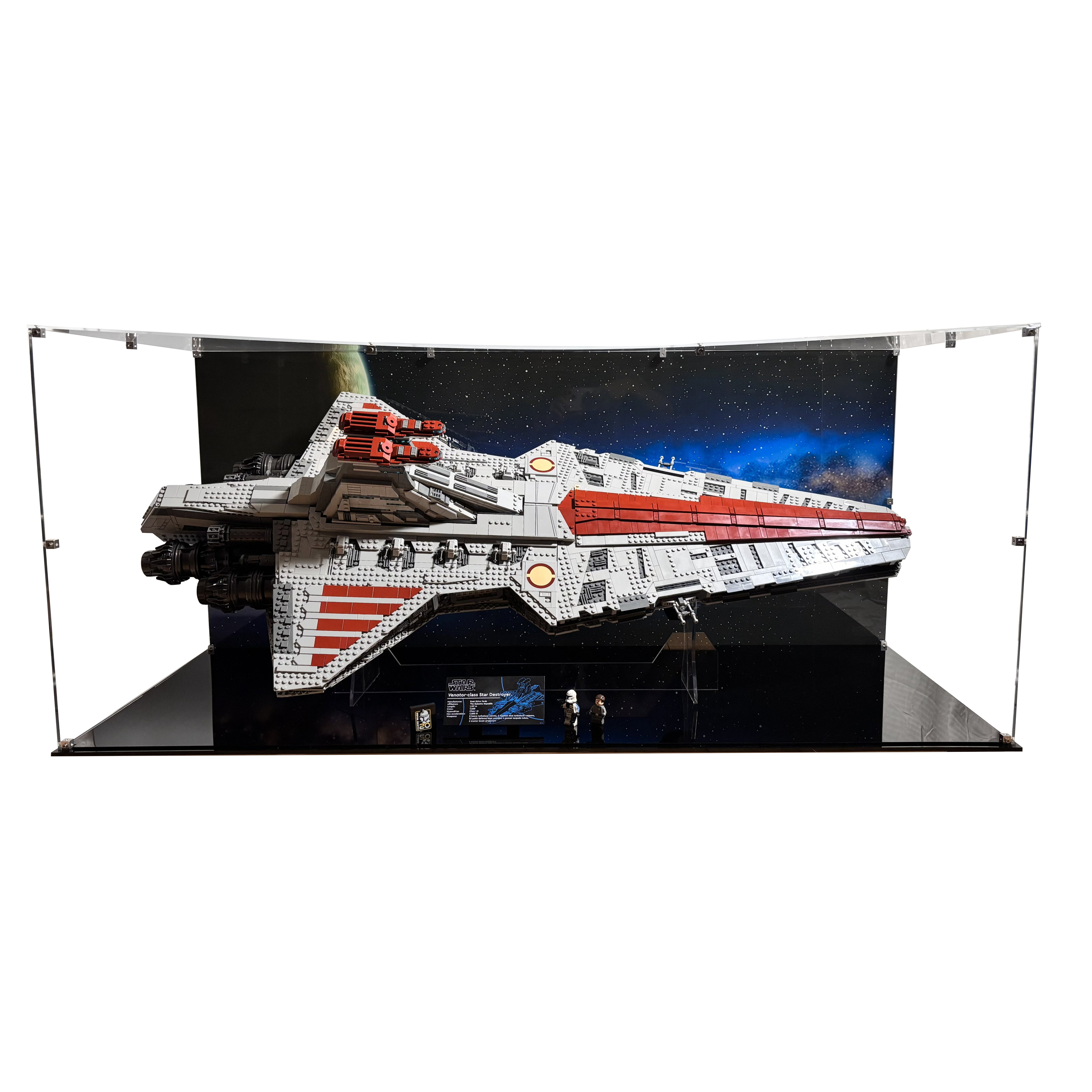 🛡️Akrylkasse til LEGO® sæt 75367 – Venator-Class Republic Attack Cruiser™