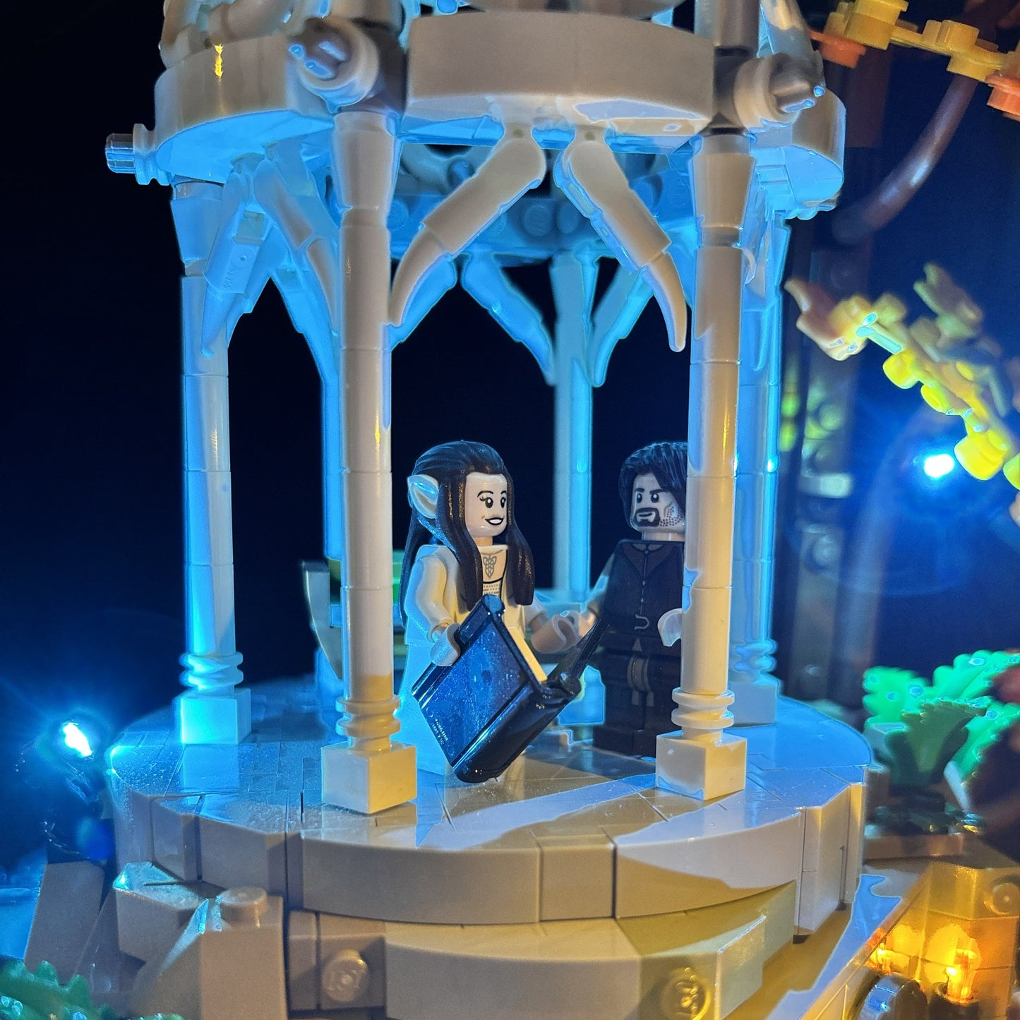 Detaljeret lyskit til LEGO 1036 Rivendell 