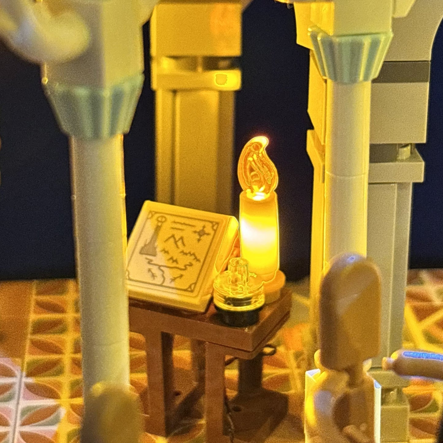 Detaljeret lyskit til LEGO 1036 Rivendell 