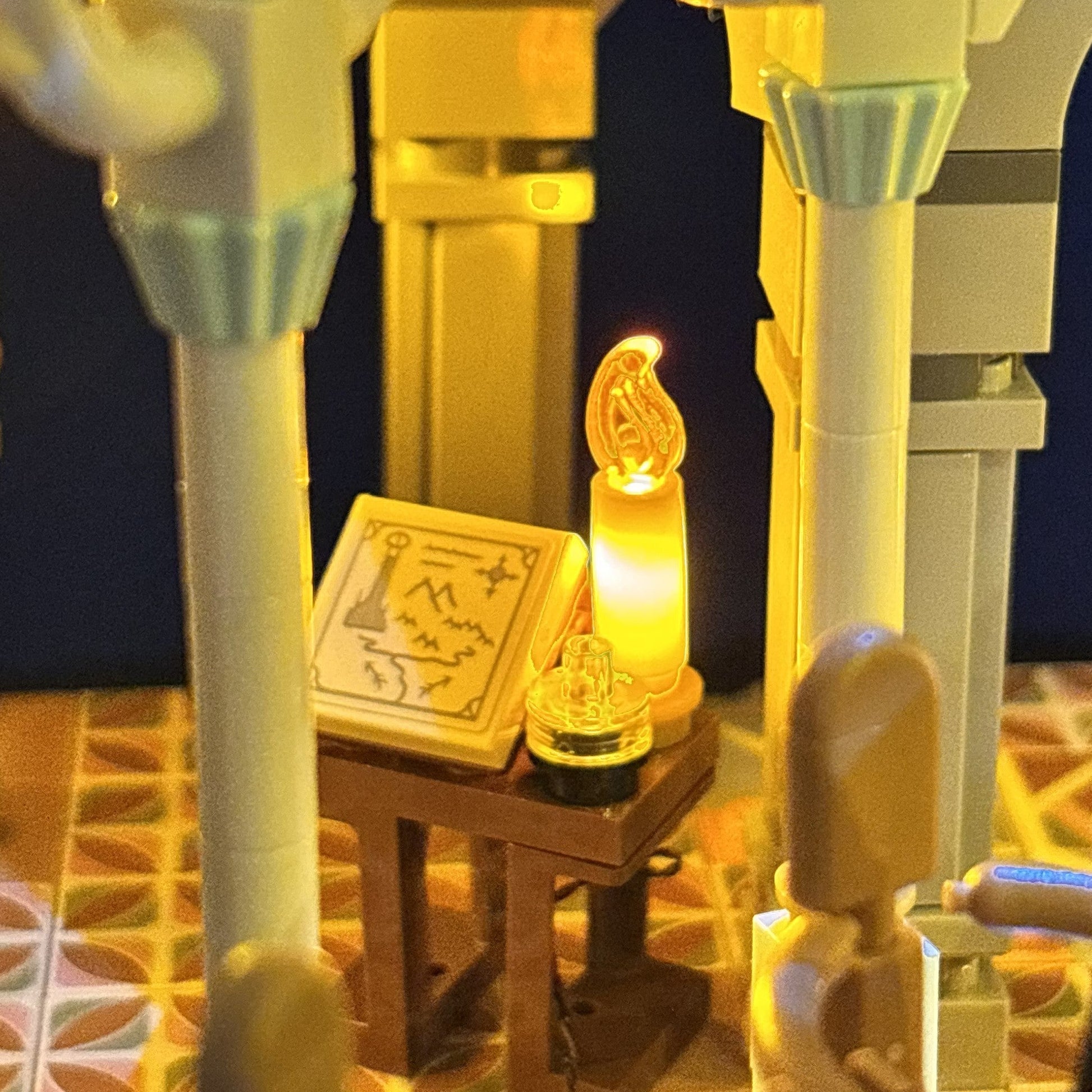 Detaljeret lyskit til LEGO 1036 Rivendell 