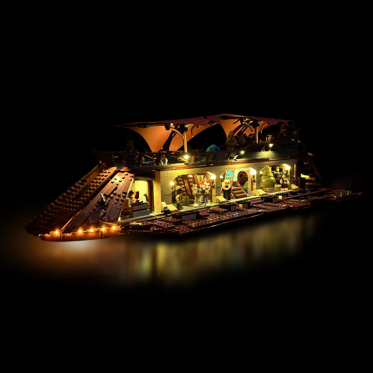 Lyskit til Star Wars Jabba's Sail Barge 75397