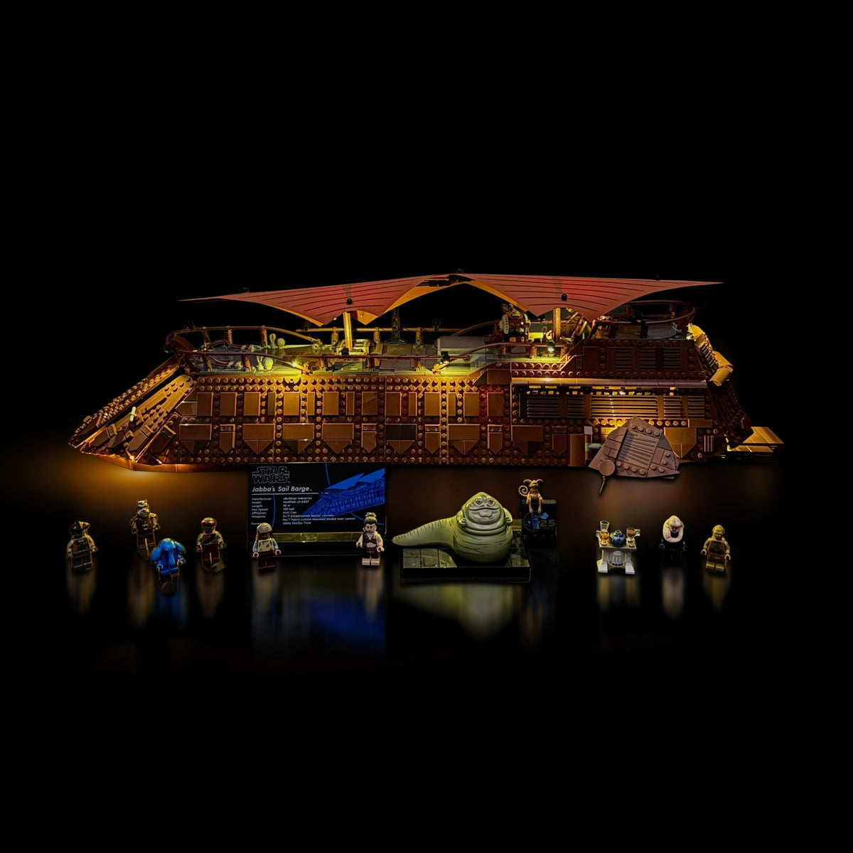 Lyskit til Star Wars Jabba's Sail Barge 75397