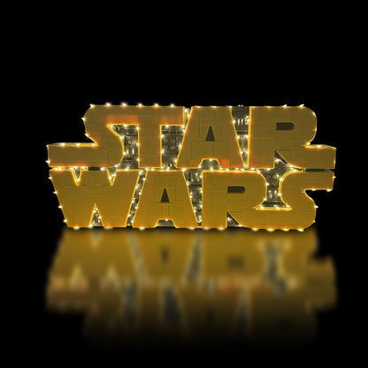 Lyskit LEGO® Brick-Built Star Wars™ Logo 75407