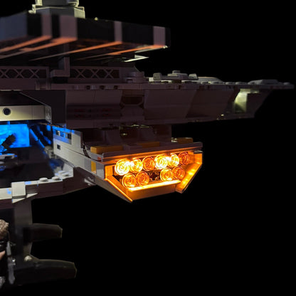 Lyskit installeret i LEGO® Marvel S.H.I.E.L.D. Helicarrier 76354