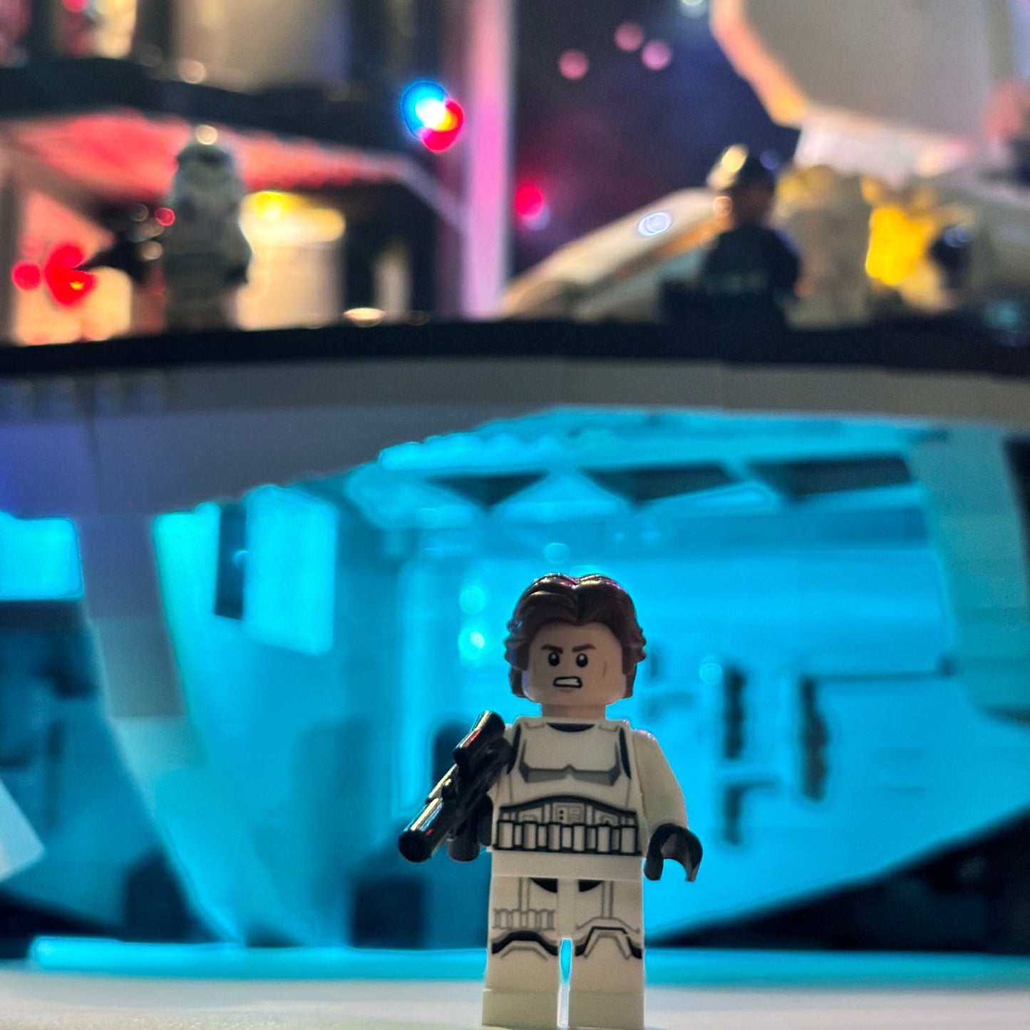 Lyskit til LEGO® 75419 Death Star™ med LED-belysning, der fremhæver dette ikoniske byg