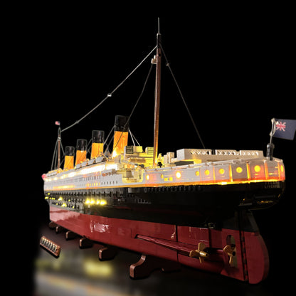 Detaljeret lyskit til LEGO® Titanic 10294 