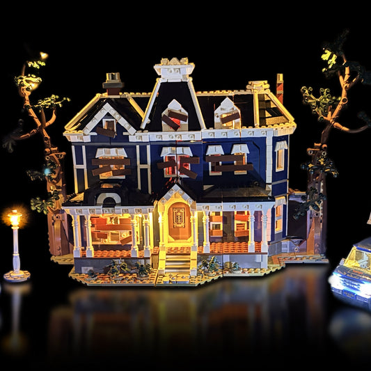Lyskit til LEGO® Stranger Things™ Creel House™ 10370 - med stemningsfulde LED-lys til begge verdener