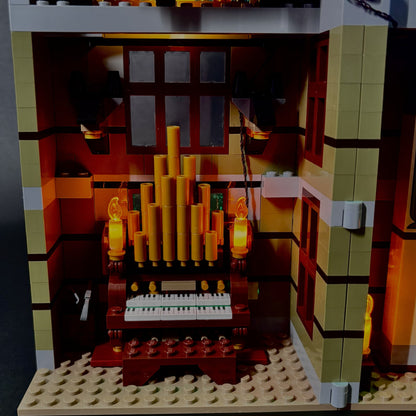 Lyskit til LEGO® Haunted House (10273) – skab uhyggelig stemning med LED-lys