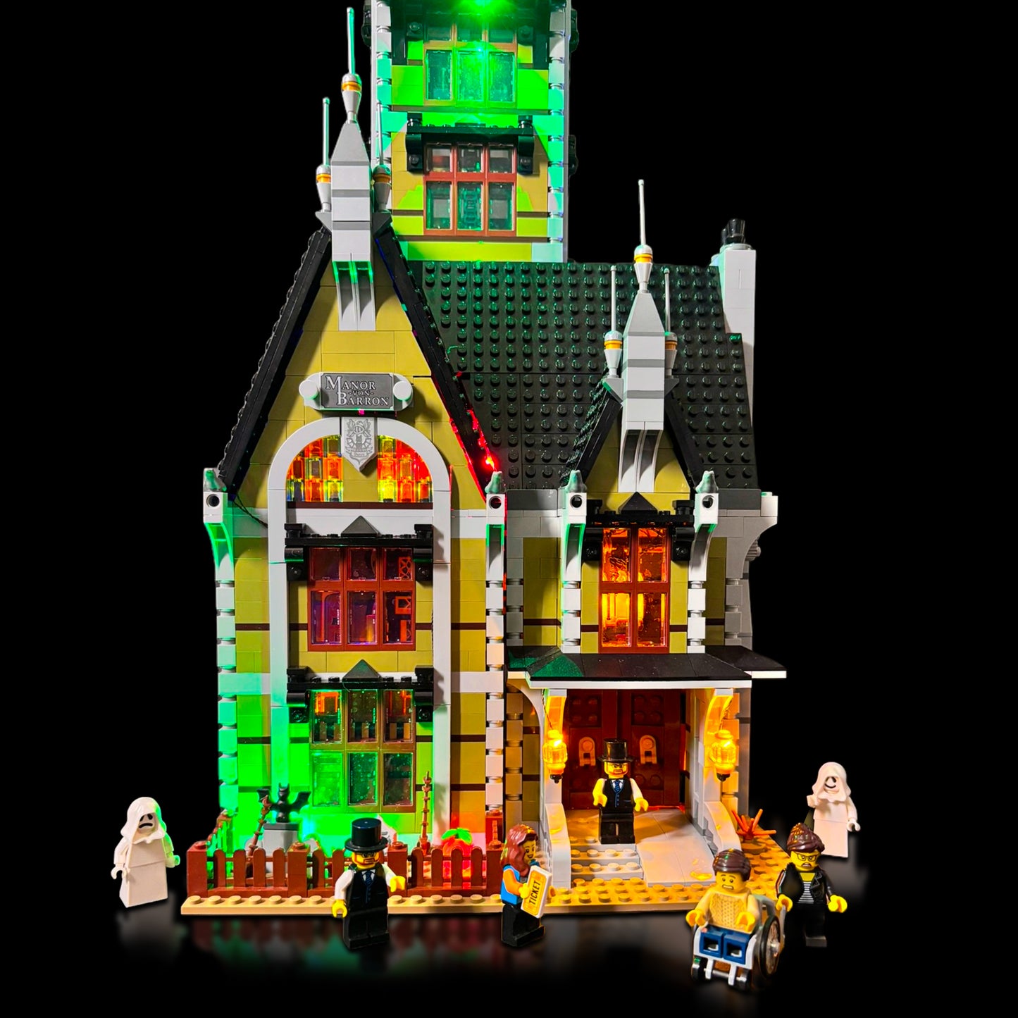 Lyskit til LEGO® Haunted House (10273) – skab uhyggelig stemning med LED-lys