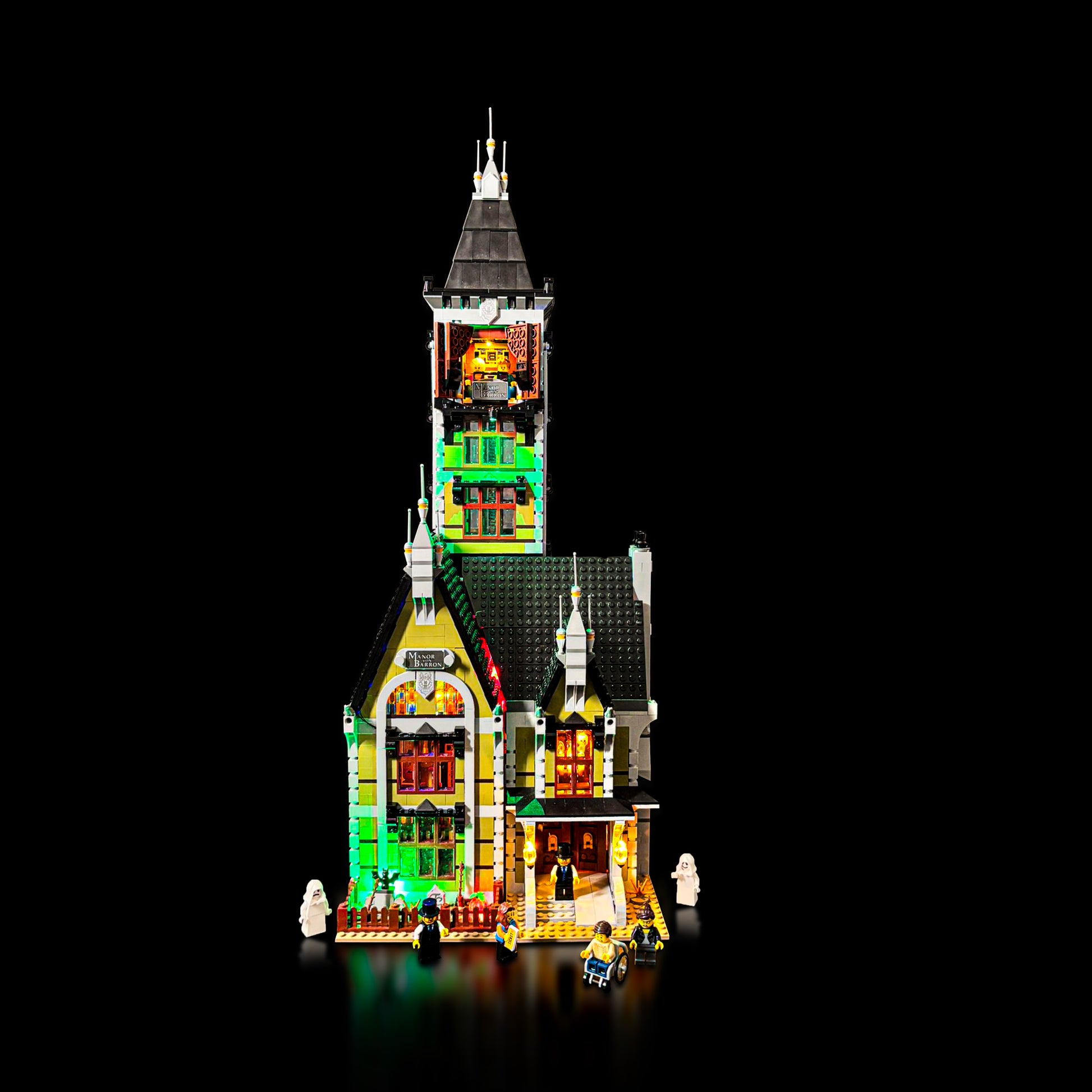 Lyskit til LEGO® Haunted House (10273) – skab uhyggelig stemning med LED-lys