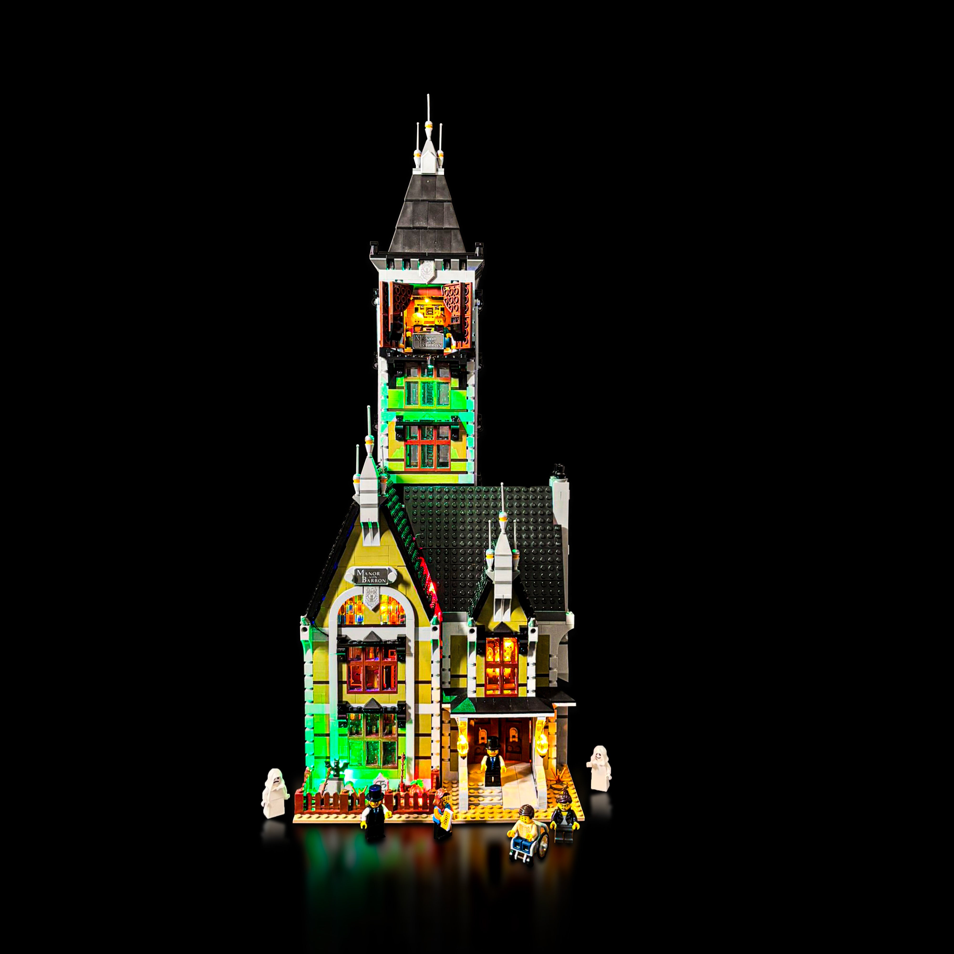 Lyskit til LEGO® Haunted House (10273) – skab uhyggelig stemning med LED-lys