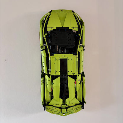Vertikal væg-holder til LEGO® LEGO-42115-Lamborghini monteret på væg i lodret udstilling