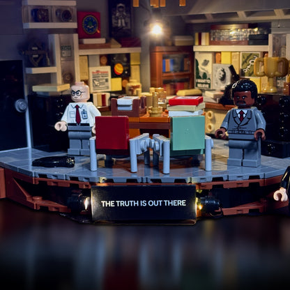 Lyskit til LEGO 21369 The X-files med justerbar mystisk lys fra UFO'en og oplysning af alle detaljer 