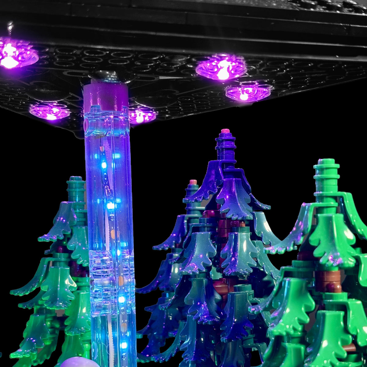 Lyskit til LEGO 21369 The X-files med justerbar mystisk lys fra UFO'en og oplysning af alle detaljer 