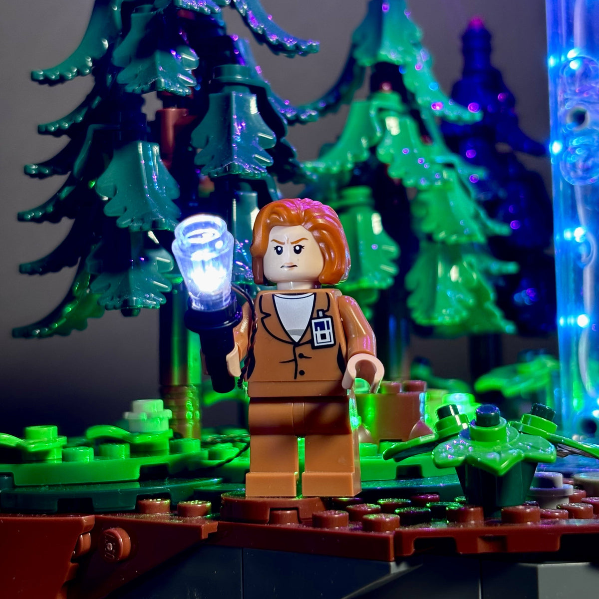 Lyskit til LEGO 21369 The X-files med justerbar mystisk lys fra UFO'en og oplysning af alle detaljer 