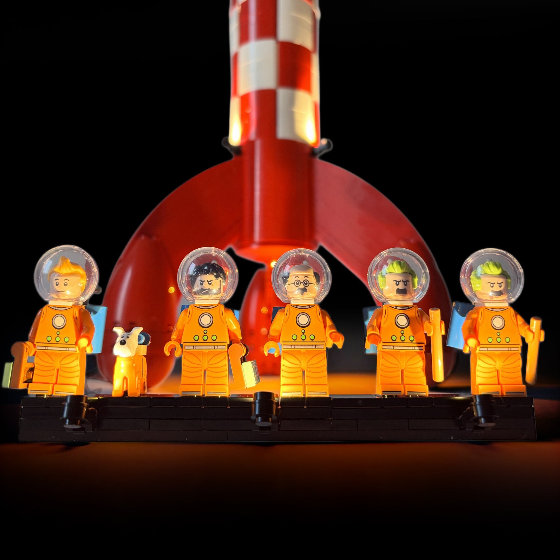 Lyskit til LEGO® 21367 Tintin Moon Rocket