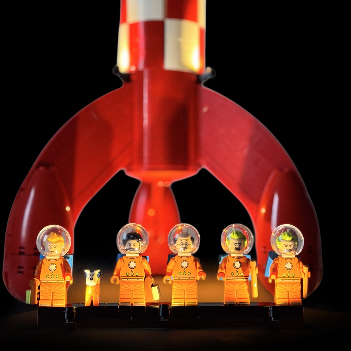 Lyskit til LEGO® 21367 Tintin Moon Rocket