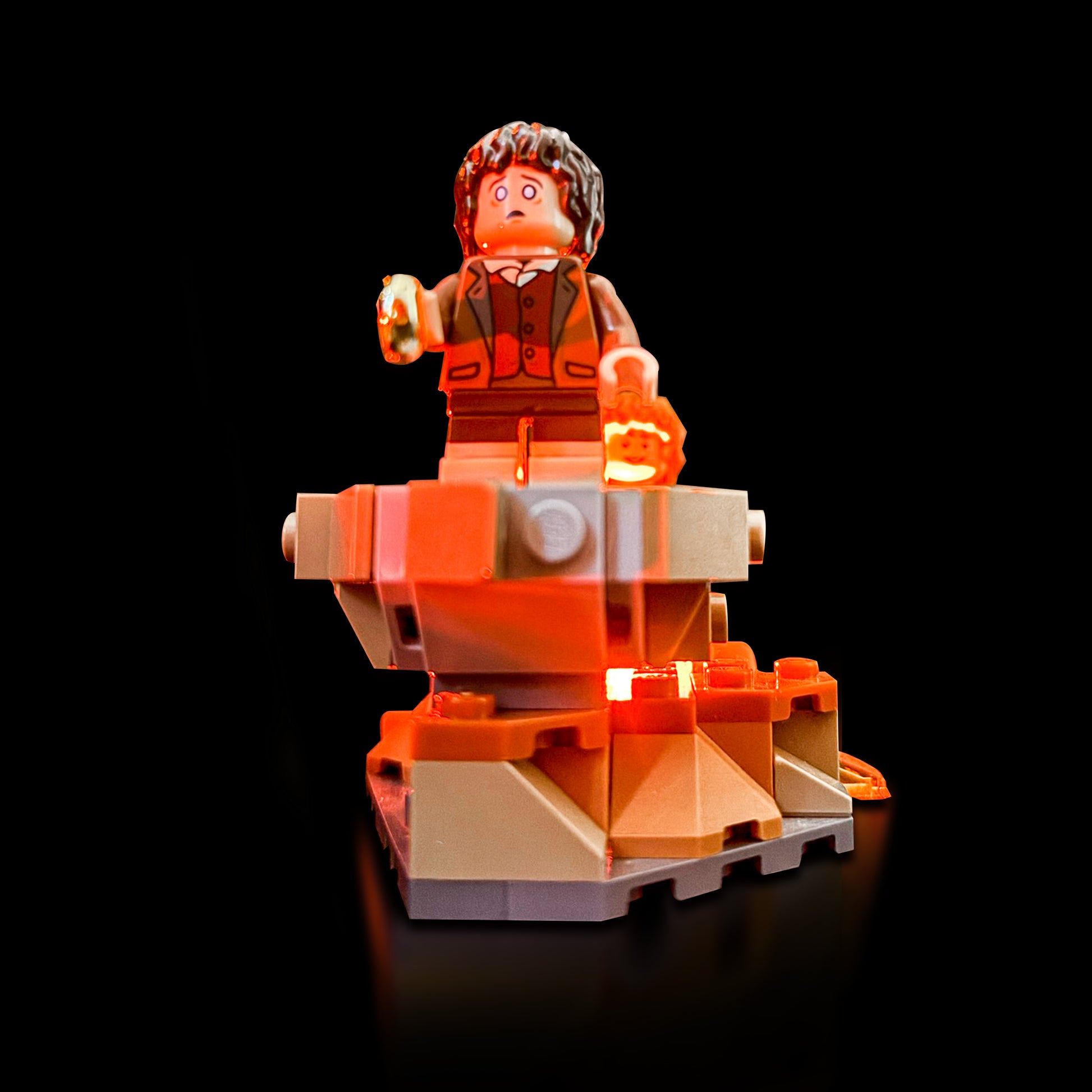 Lyskit til LEGO® Barad-Dûr™ 10333 med flakkende LED-lys og flammende øje