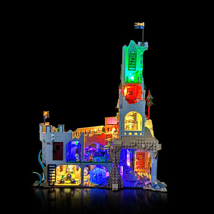 Lyskit til LEGO® Dungeons & Dragons™ Den røde drages fortælling (40658) med magiske LED-lys og flammeeffekter