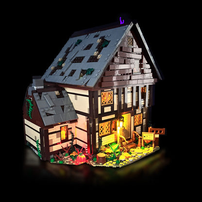Lyskit til LEGO® Hocus Pocus™ (21341) med farverige LED-lys og magisk halloween-stemning