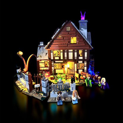 Lyskit til LEGO® Hocus Pocus™ (21341) med farverige LED-lys og magisk halloween-stemning