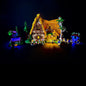 Lyssæt til LEGO® Disney: Snehvide og de syv små dværges hytte™ (43179) med varme LED-lys og eventyrstemning