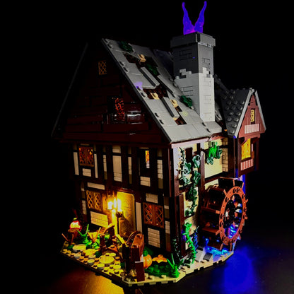 Lyskit til LEGO® Hocus Pocus™ (21341) med flakkende LED-lys og magisk halloween-stemning