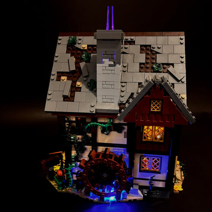 Lyskit til LEGO® Hocus Pocus™ (21341) med flakkende LED-lys og magisk halloween-stemning