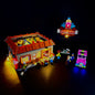 Lyssæt til LEGO® Krusty Burger 21348 med farverige LED-lys 