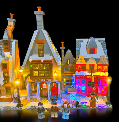 Lyskit til LEGO® Harry Potter™ Hogsmeade Collectors Edition (76457) – 33 LED-lys fremhæver De Tre Koste™ og Honeydukes™