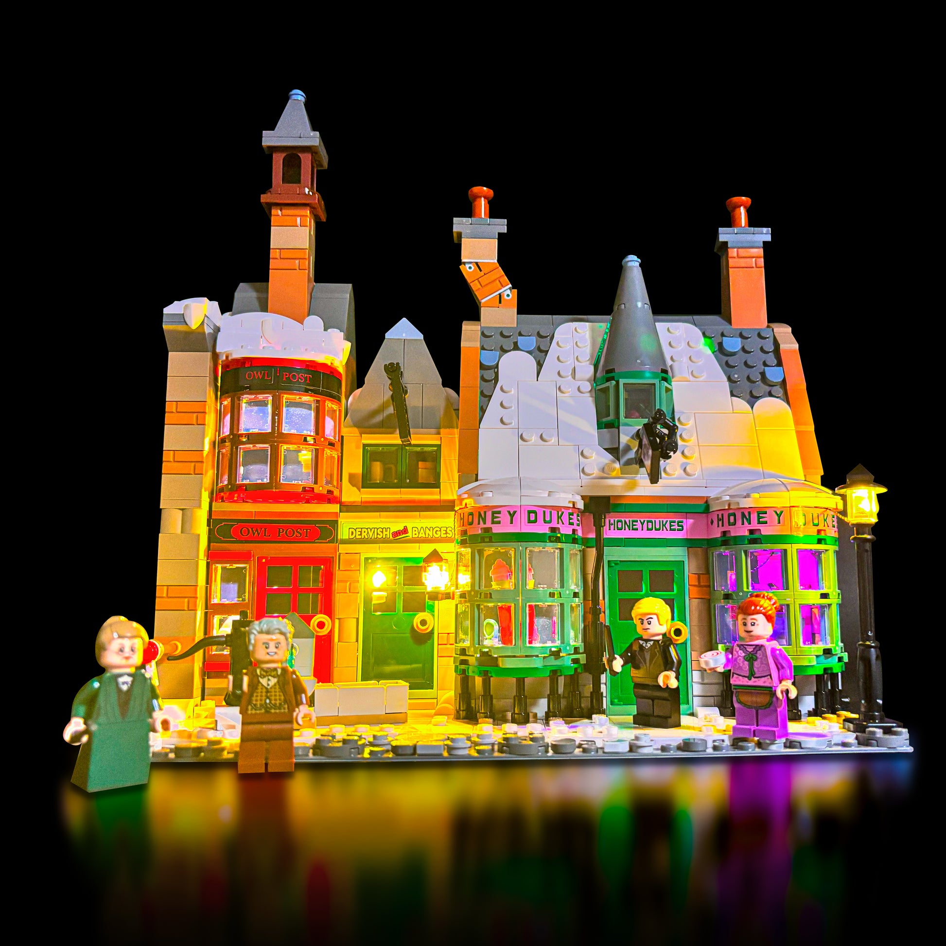 Lyskit til LEGO® Harry Potter™ Hogsmeade Collectors Edition (76457) – 33 LED-lys fremhæver De Tre Koste™ og Honeydukes™