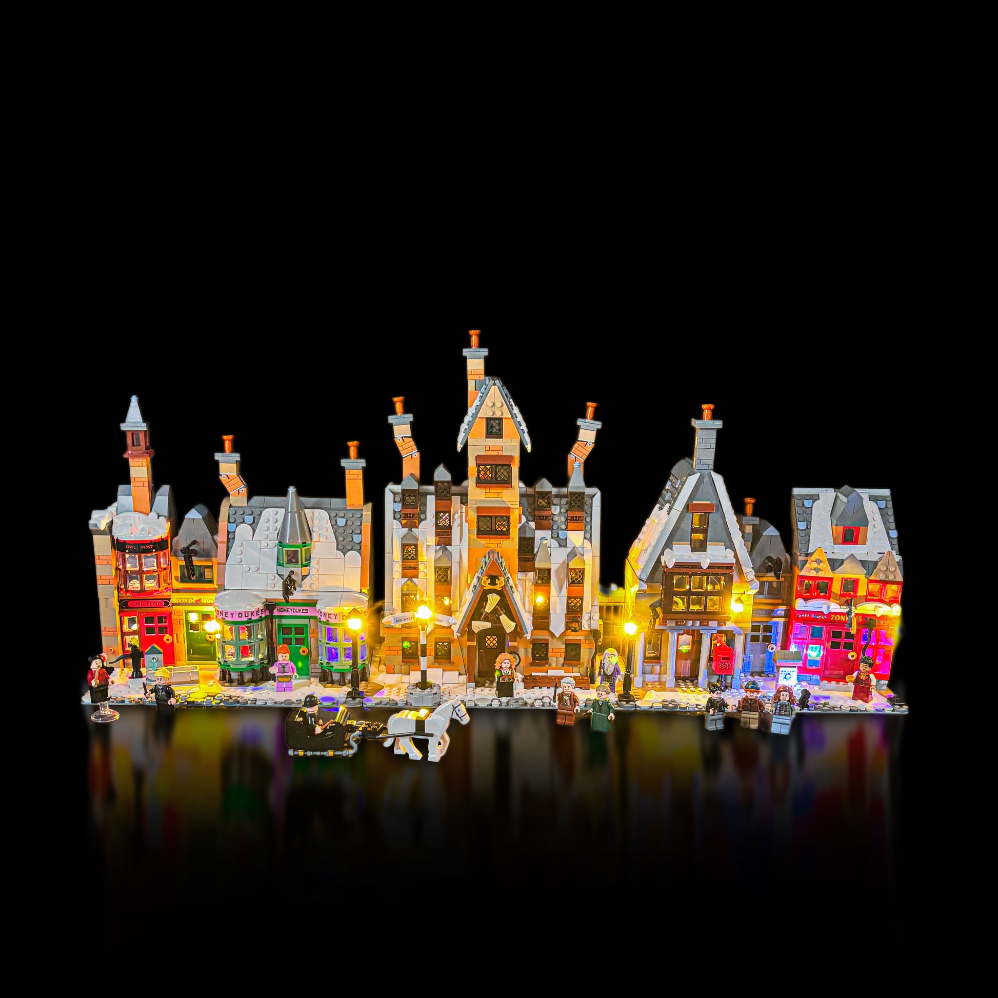 Lyskit til LEGO® Harry Potter™ Hogsmeade Collectors Edition (76457) – 33 LED-lys fremhæver De Tre Koste™ og Honeydukes™