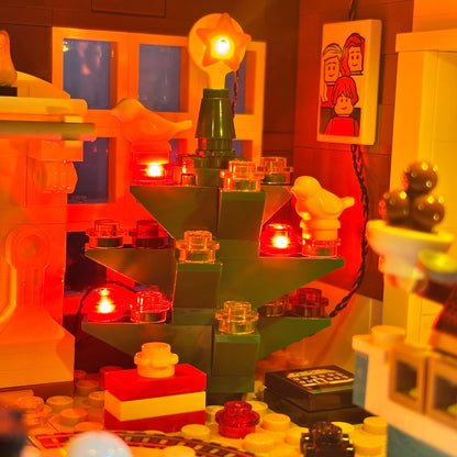 Lyskit til LEGO® Home Alone™ (21330) McCallister-huset med julebelysning og magisk stemning fra filmklassikeren.