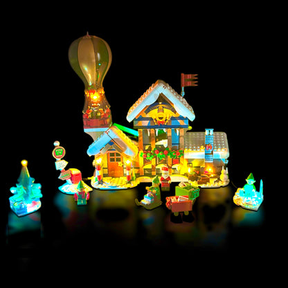 Lyskit til LEGO® Santa's Post Office (10339), fremhæver alle fine detaljer