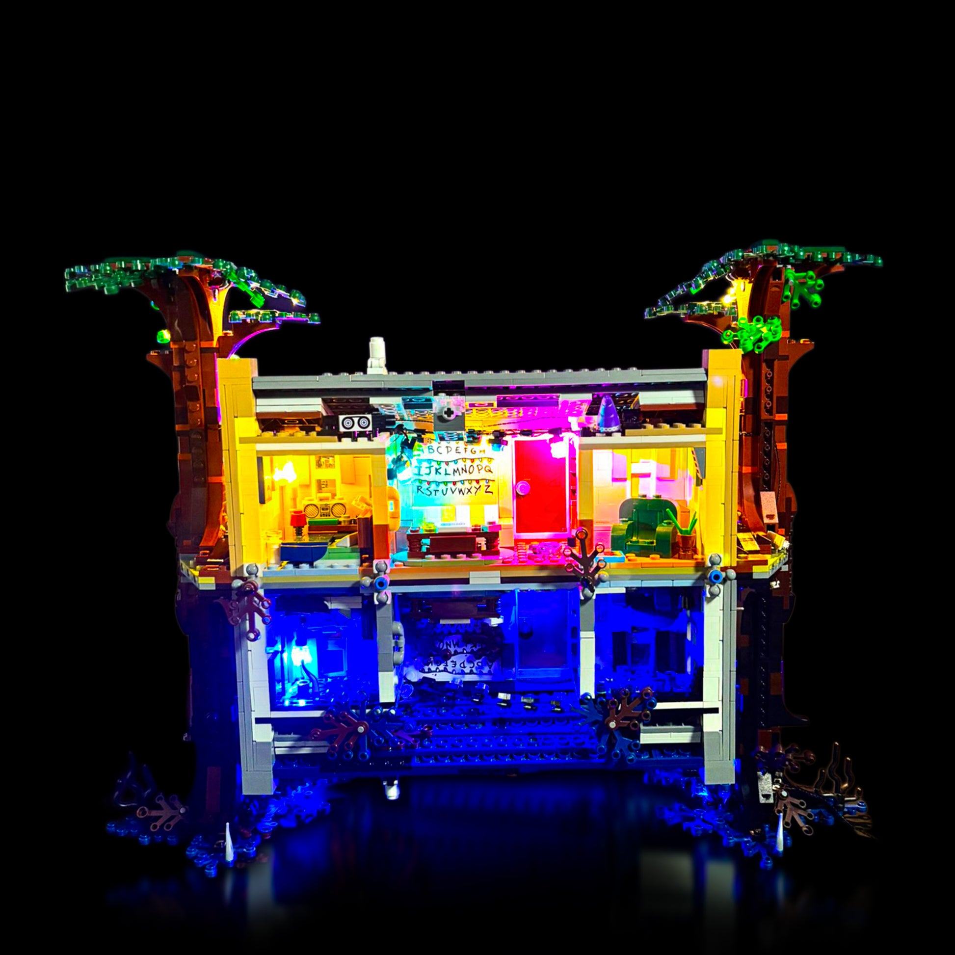 Lyskit til LEGO® Stranger Things: The Upside Down (75810) – LED-lys med plug-and-play installation og autentisk stemning