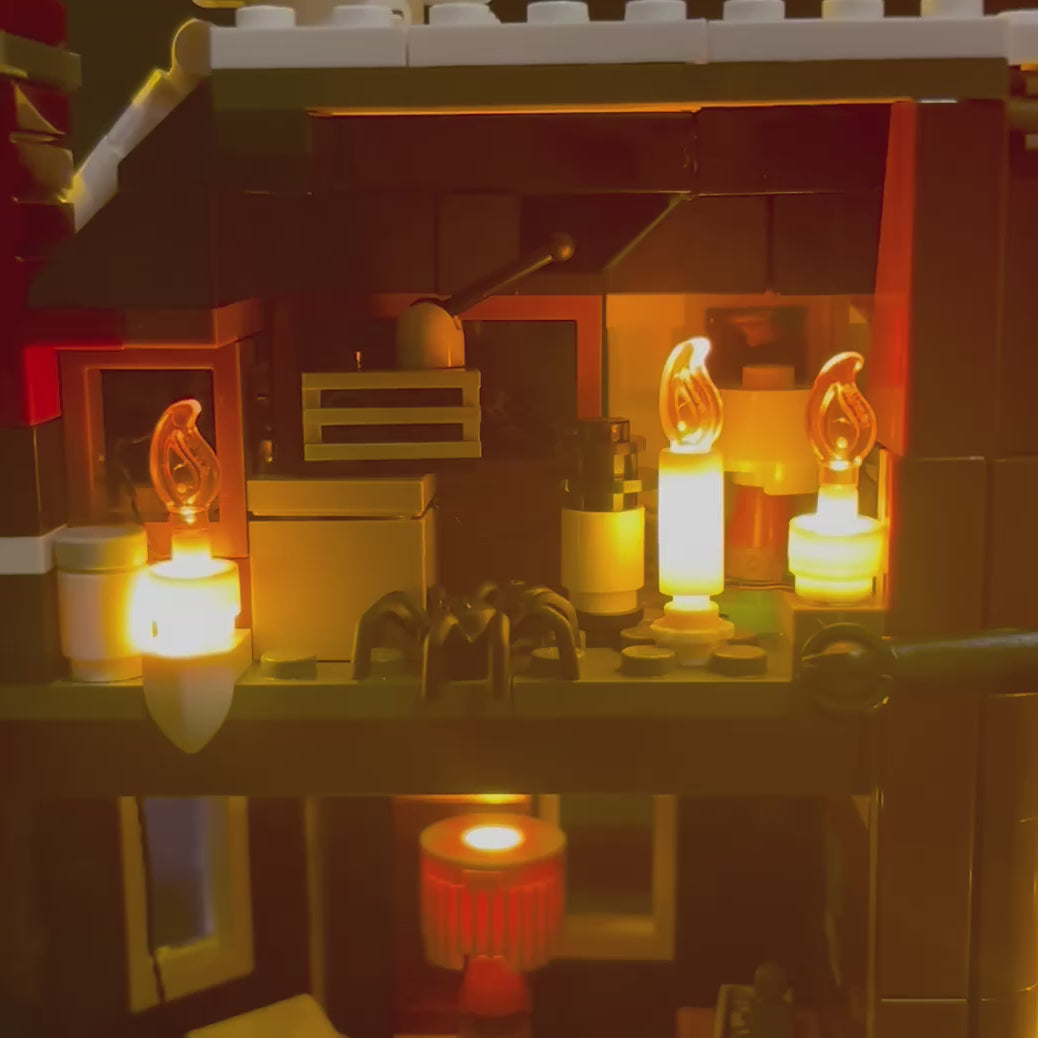 Lyskit til LEGO® Stranger Things™ Creel House™ 10370 - med stemningsfulde LED-lys til begge verdener