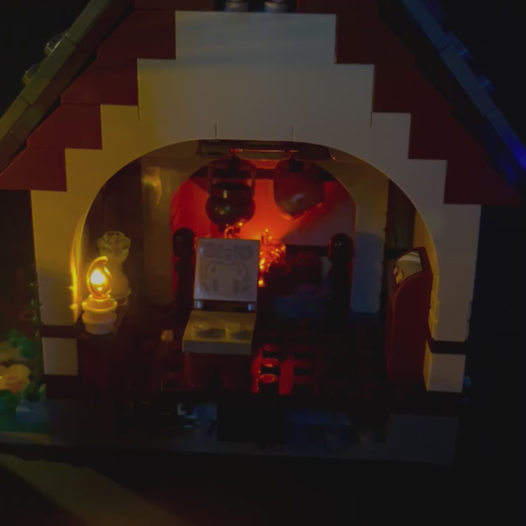 Lyskit til LEGO® Hocus Pocus™ (21341) med flakkende LED-lys og magisk halloween-stemning