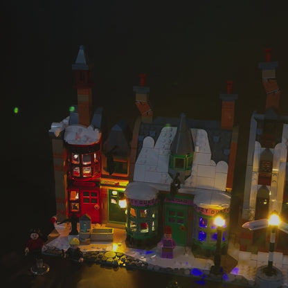  Lyskit til LEGO® Harry Potter™ Hogsmeade Collectors Edition (76457) – 33 LED-lys fremhæver De Tre Koste™ og Honeydukes™